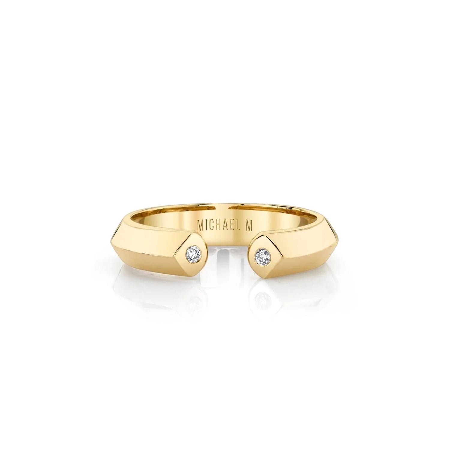MICHAEL M Fashion Rings Carve Knife Edge Ring