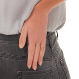 MICHAEL M Fashion Rings Carve Knife Edge Ring