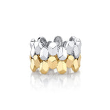MICHAEL M Fashion Rings Carve Large Repeat Shape Ring