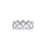 MICHAEL M Fashion Rings Carve Small Repeat Shape Ring