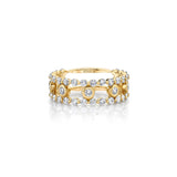 MICHAEL M Fashion Rings Cloud Stacked Ring