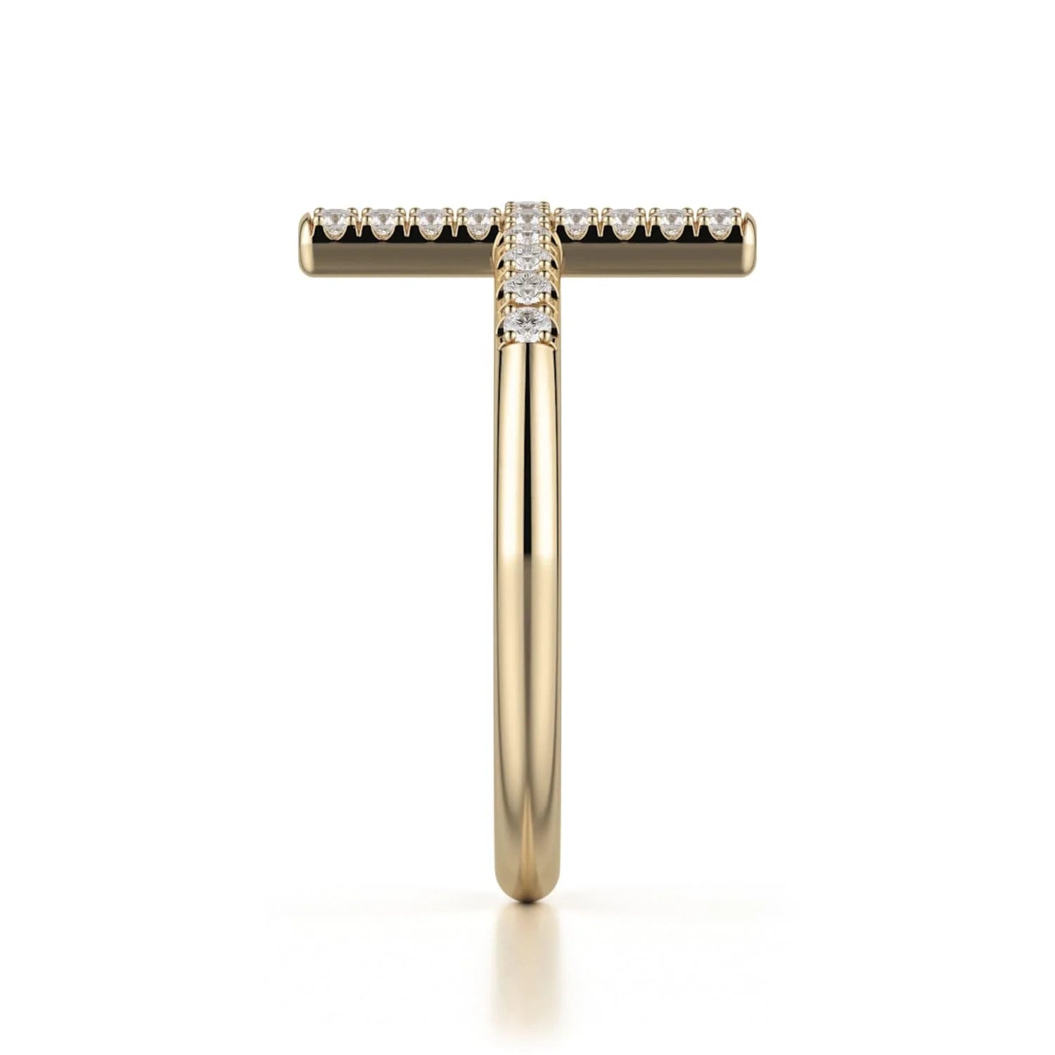 MICHAEL M Fashion Rings Diamond Cross Ring