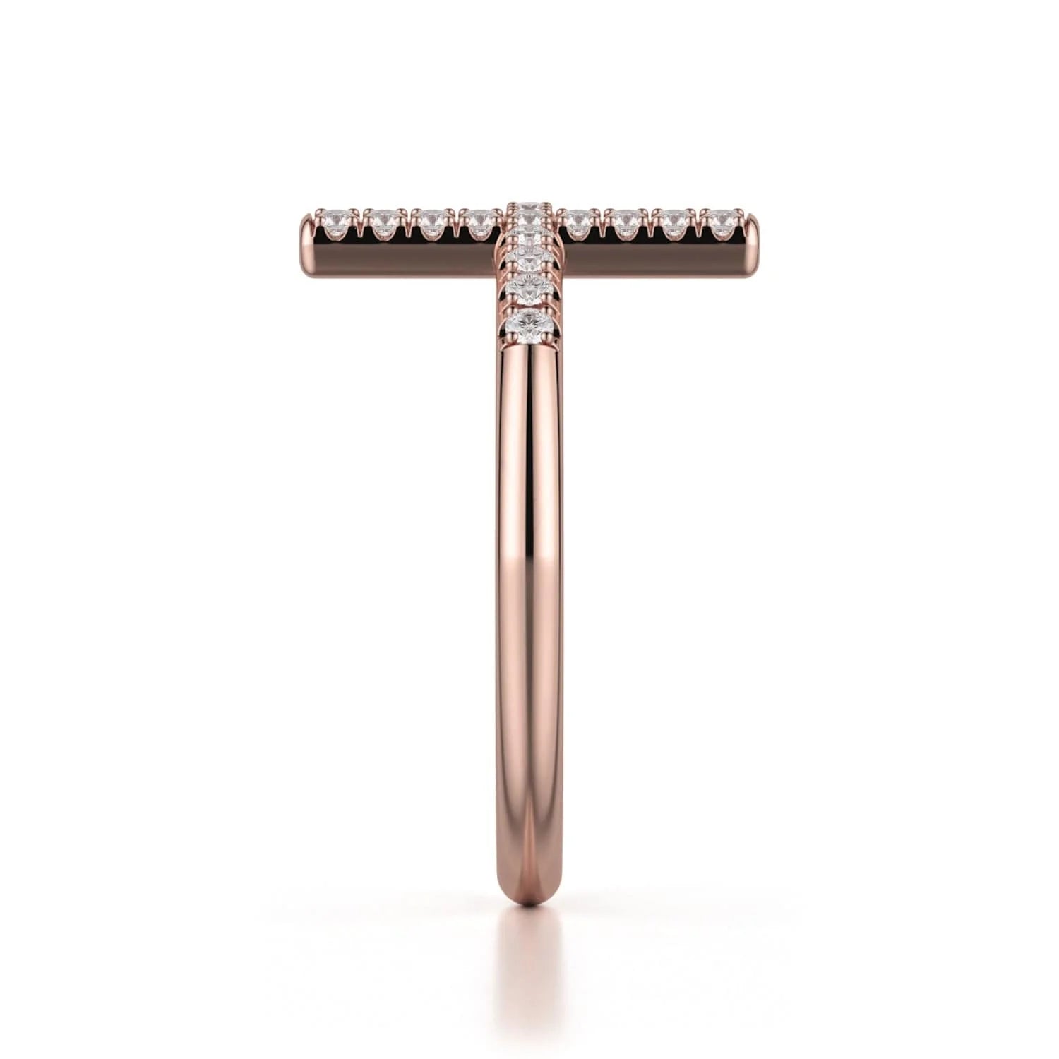 MICHAEL M Fashion Rings Diamond Cross Ring