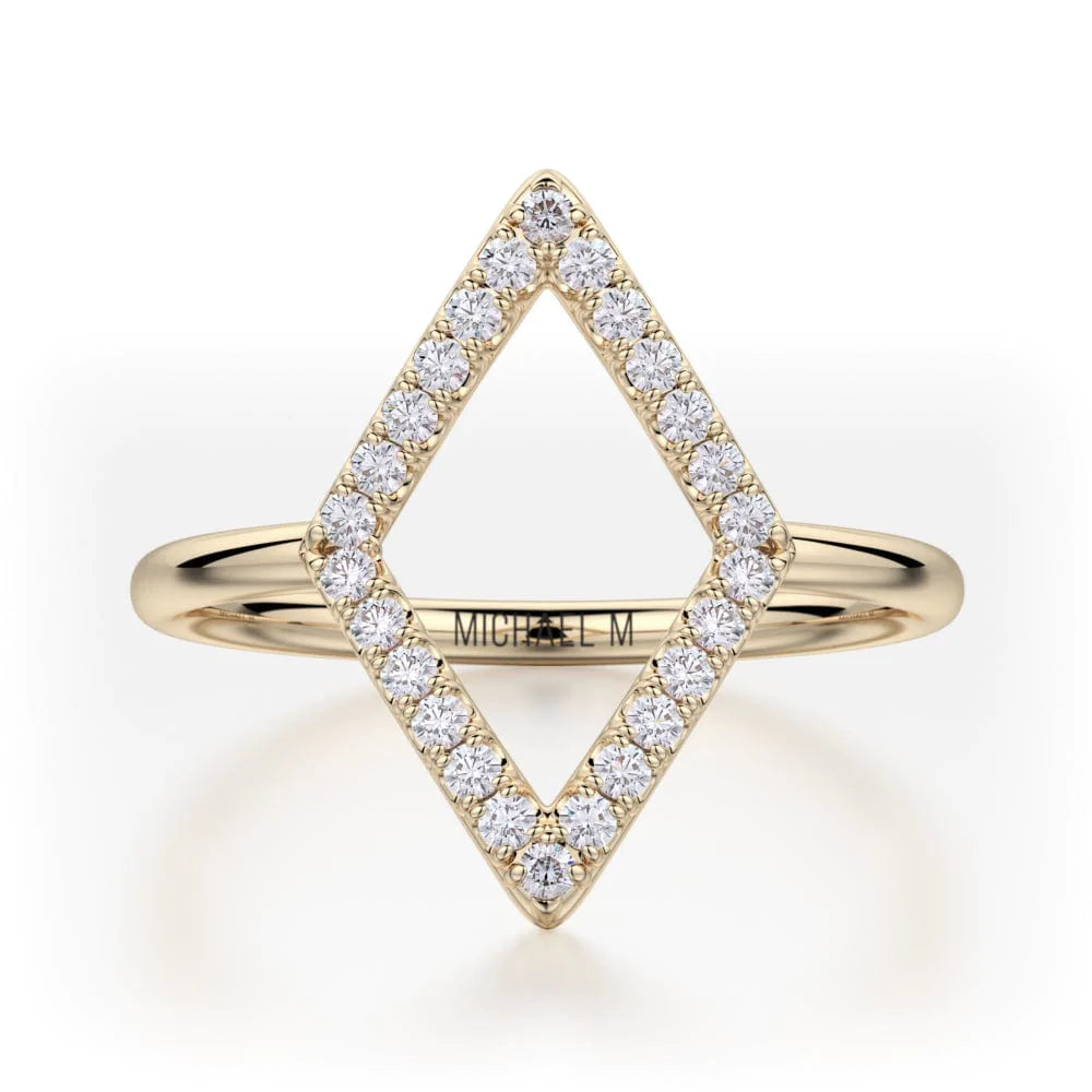 MICHAEL M Fashion Rings Diamond Kite Ring