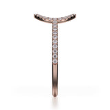 MICHAEL M Fashion Rings Diamond Open Circle Ring