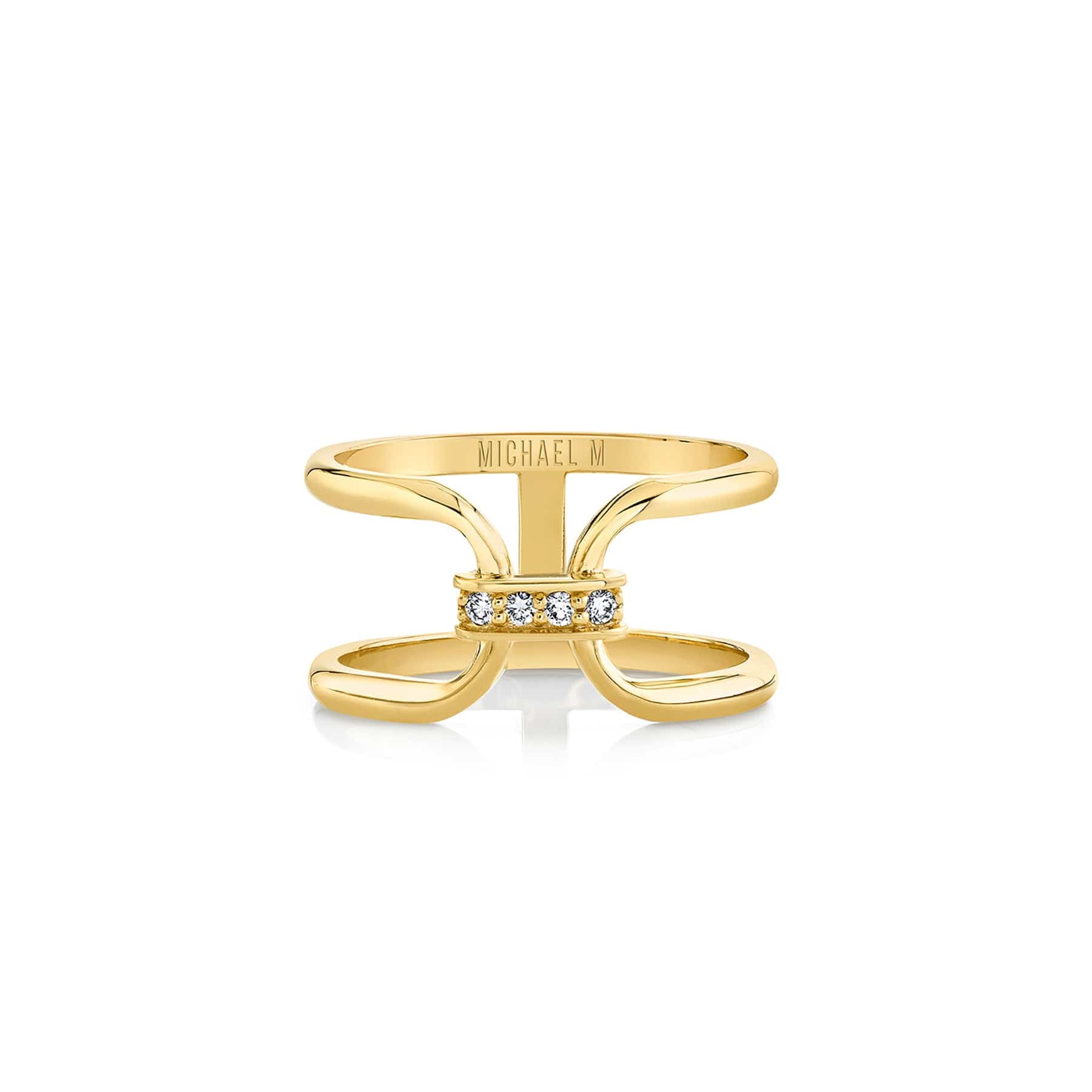 MICHAEL M Fashion Rings Linked At Last Ring