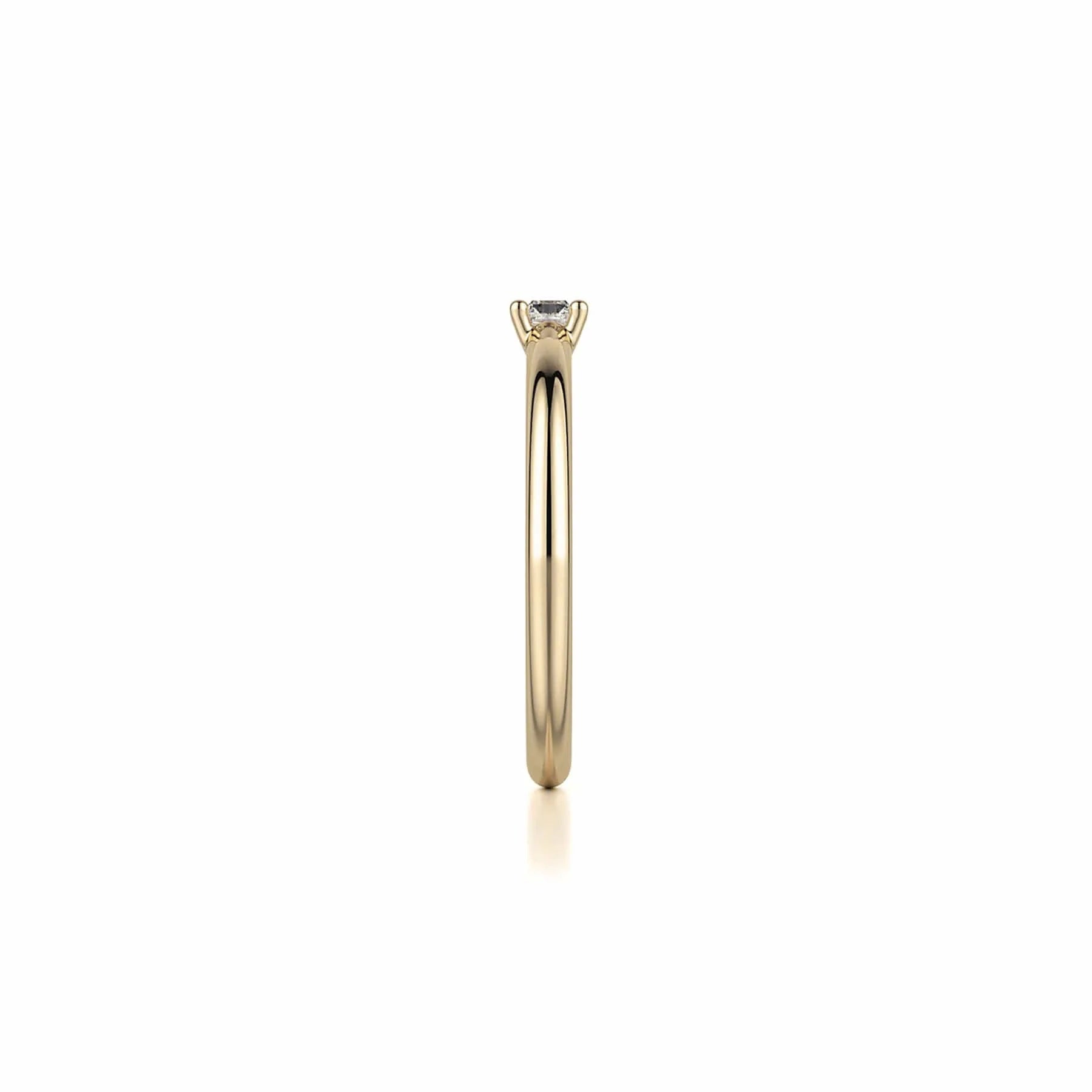 MICHAEL M Fashion Rings Petite Solitaire Diamond Ring