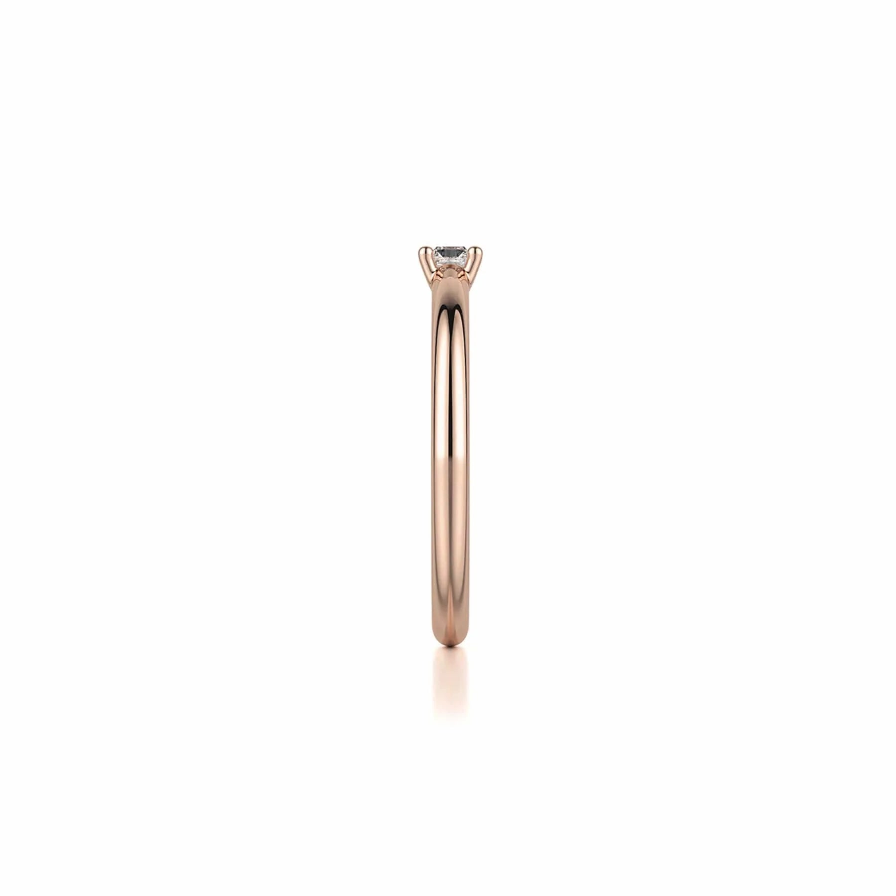 MICHAEL M Fashion Rings Petite Solitaire Diamond Ring