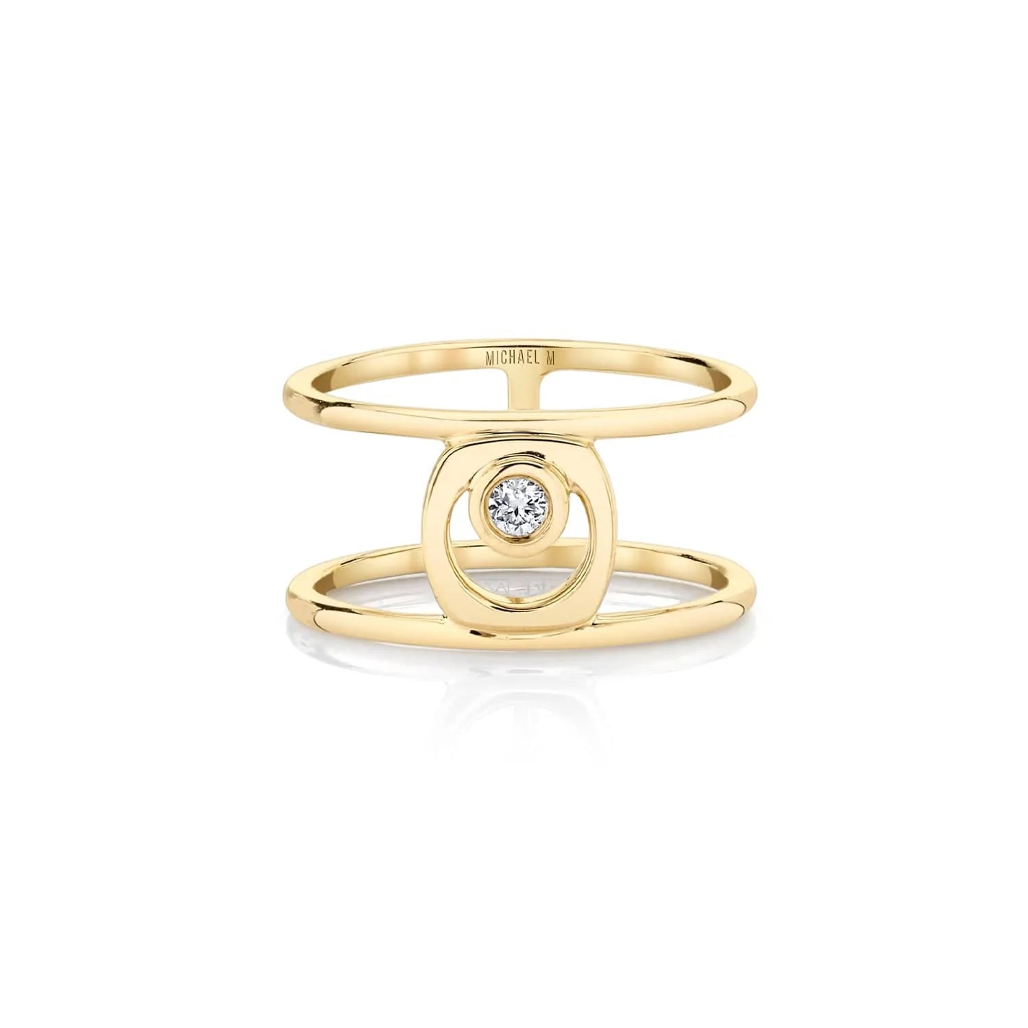 MICHAEL M Fashion Rings Signature Double Shank Ring