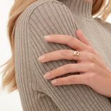 MICHAEL M Fashion Rings Signature Double Shank Ring