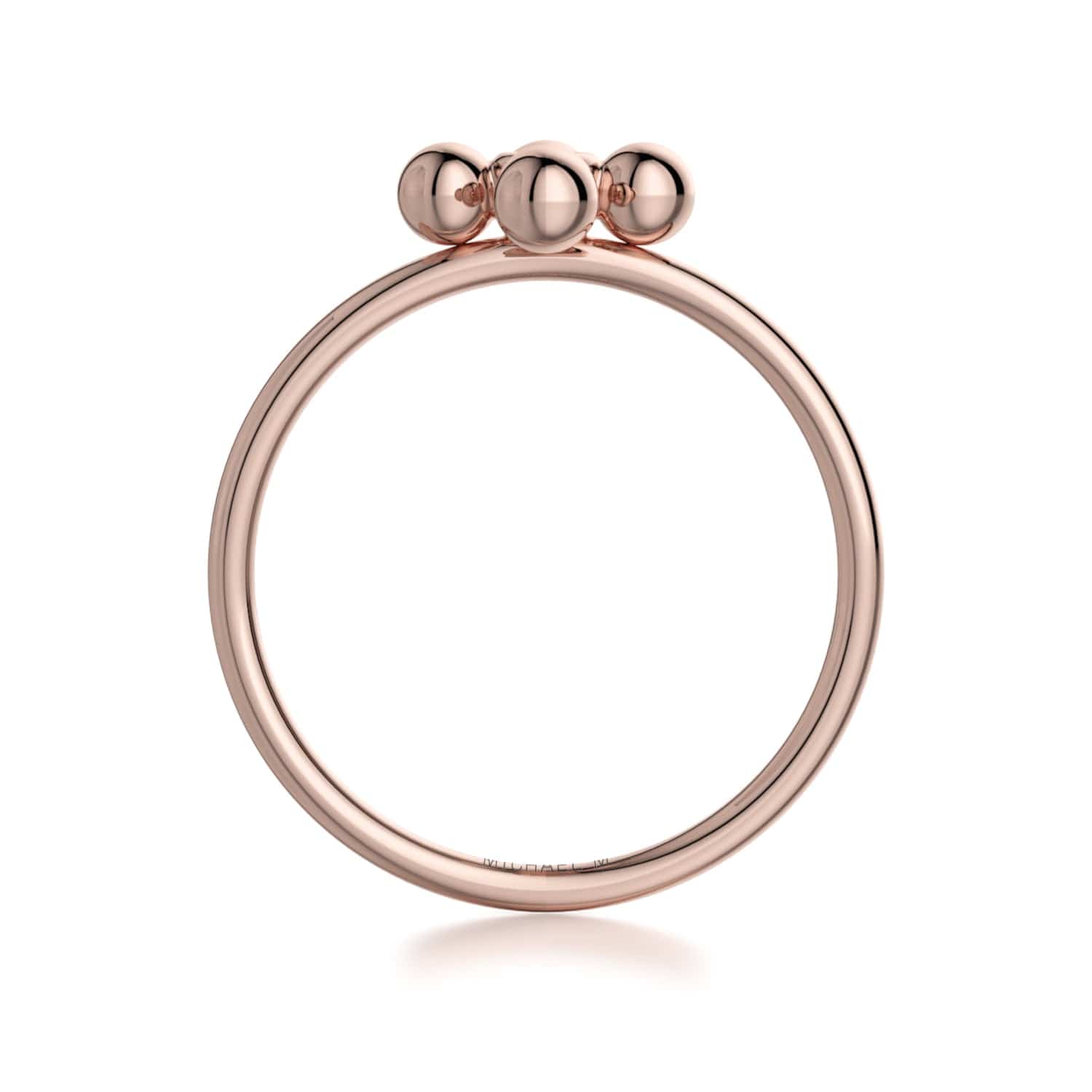 MICHAEL M Fashion Rings Single Diamond Cross Ring