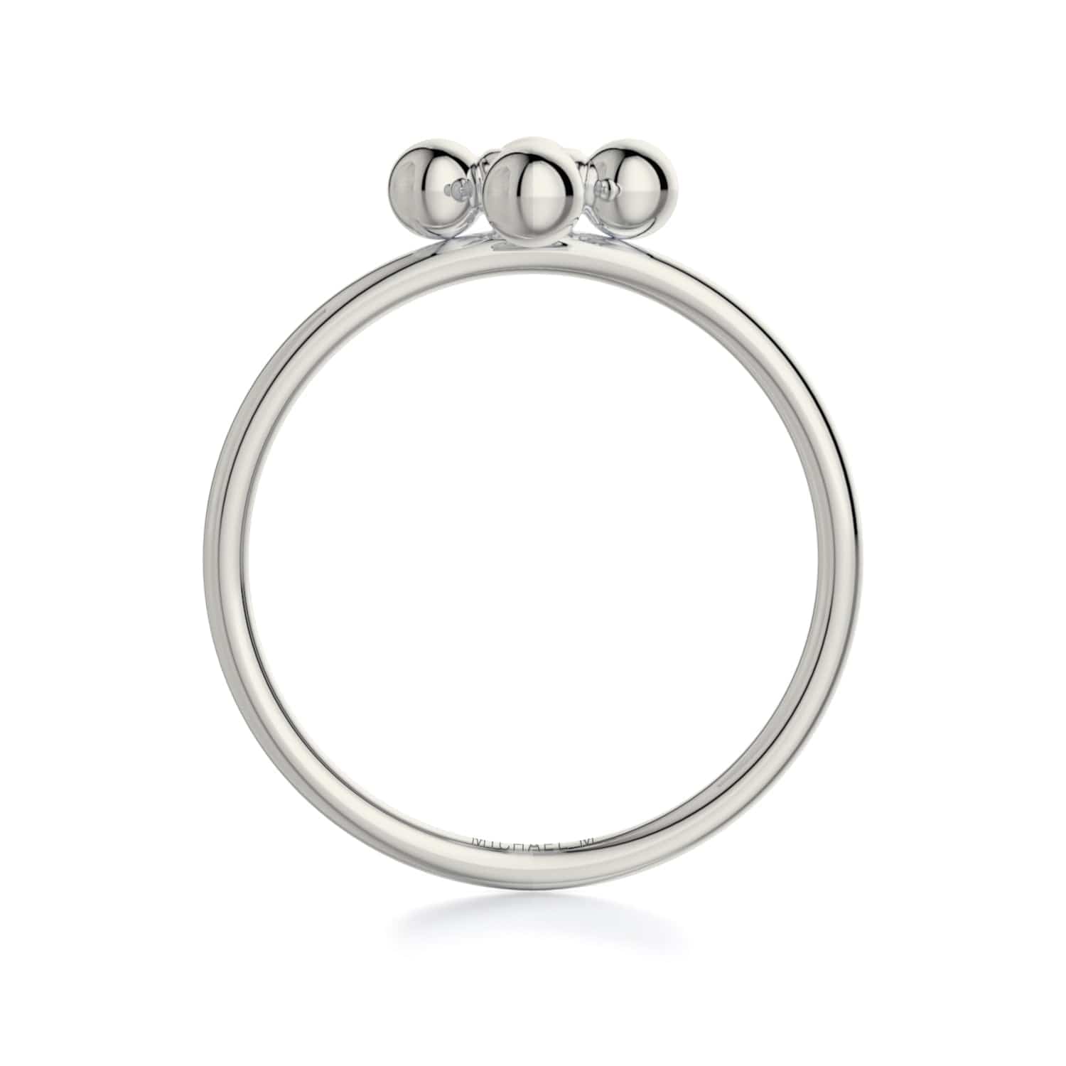 MICHAEL M Fashion Rings Single Diamond Cross Ring
