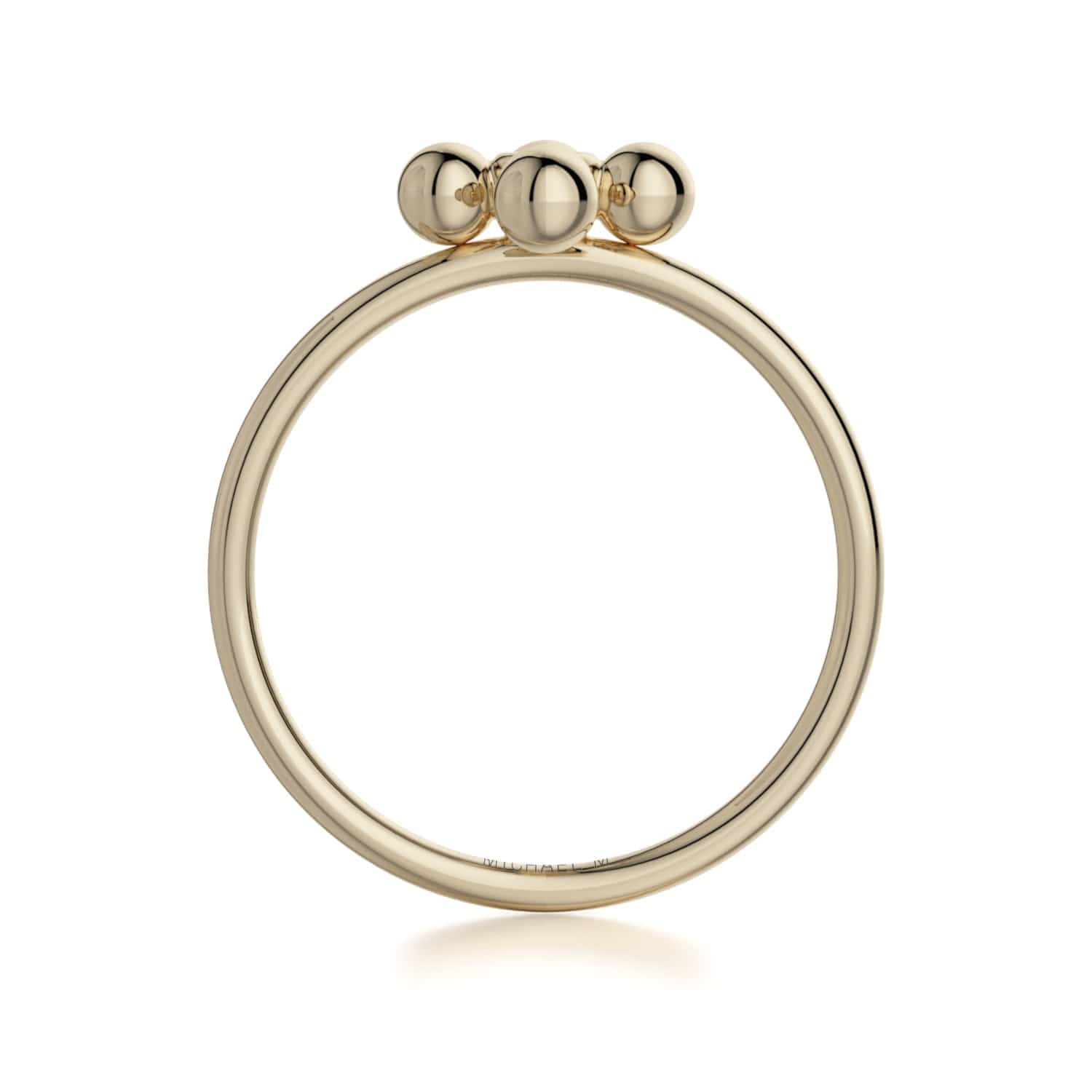 MICHAEL M Fashion Rings Single Diamond Cross Ring