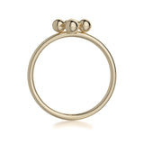 MICHAEL M Fashion Rings Single Diamond Cross Ring