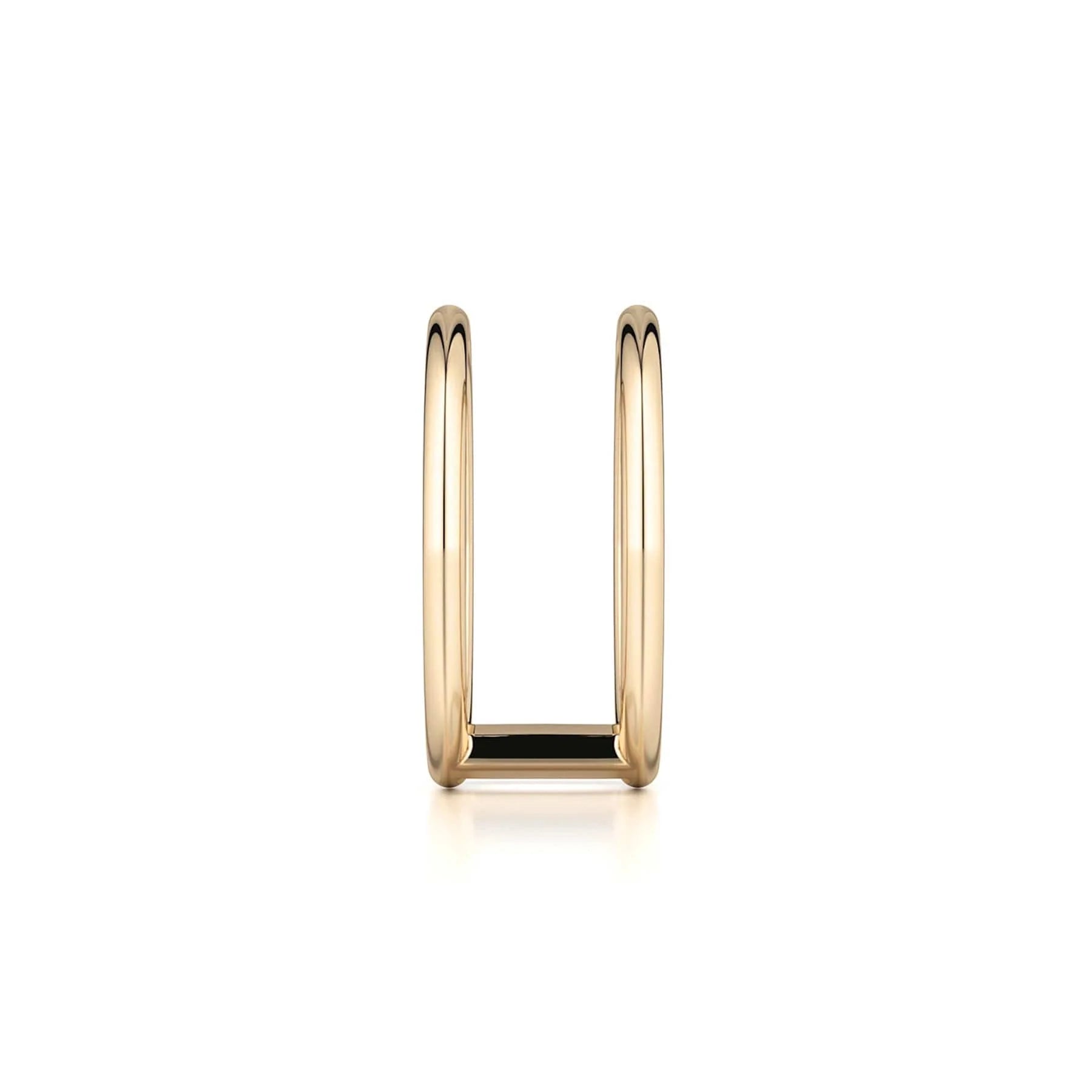 MICHAEL M Fashion Rings Solid Double Band Ring