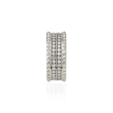 MICHAEL M Fashion Rings Tetra Double Pavé Band