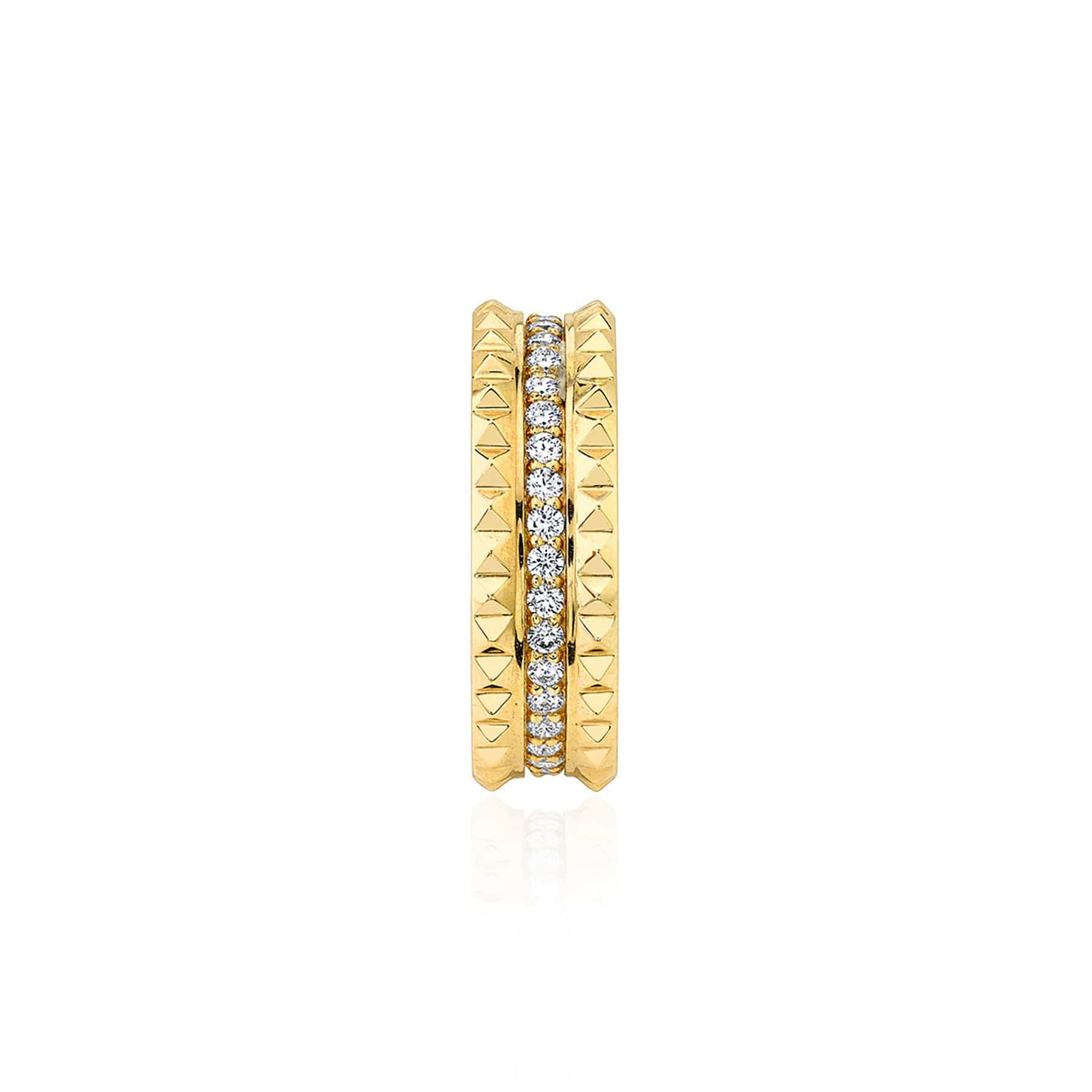 MICHAEL M Fashion Rings Tetra Pavé Band