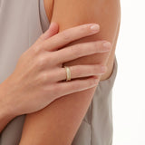MICHAEL M Fashion Rings Tetra Pavé Band