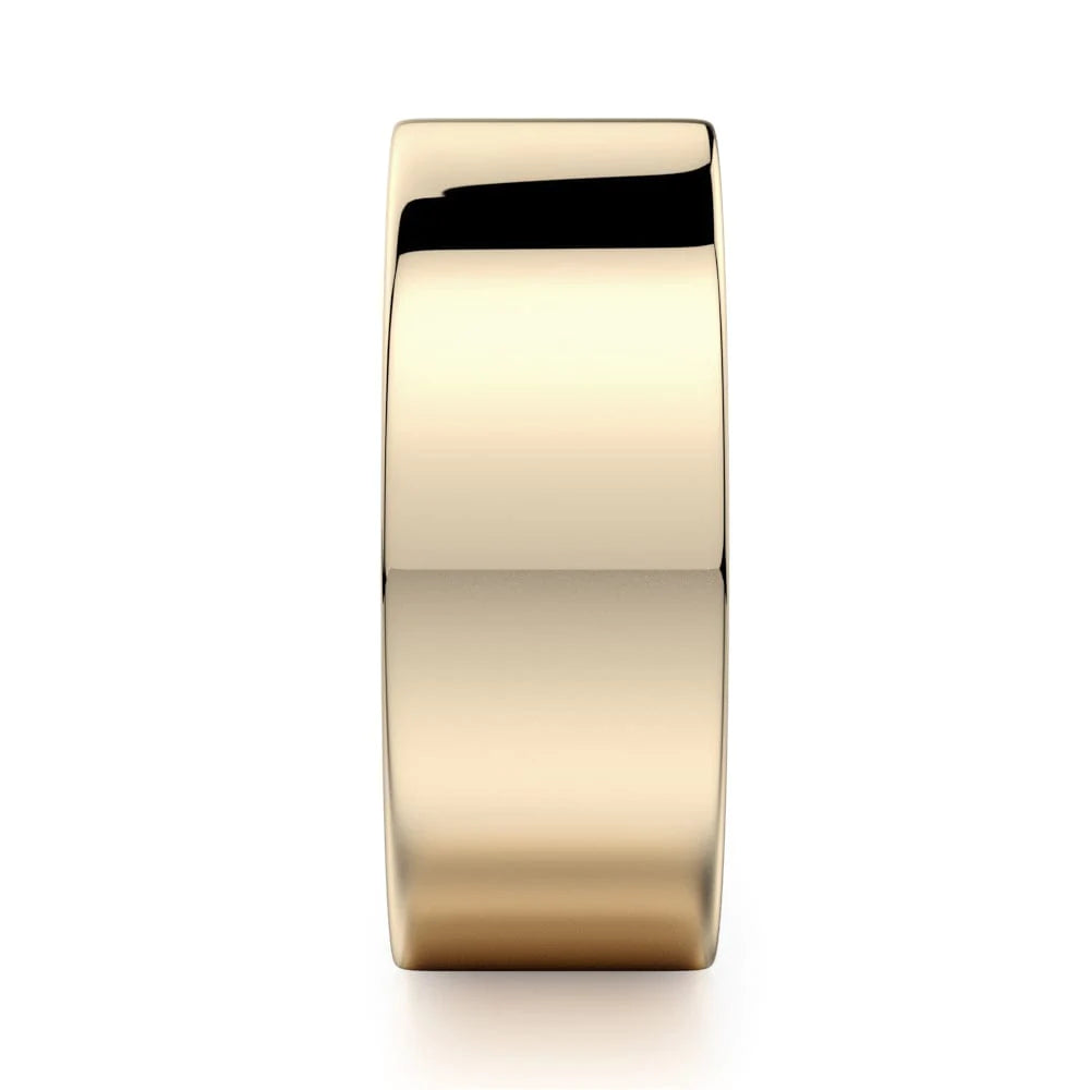 MICHAEL M Fashion Rings Wide Metal Band