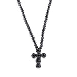 MICHAEL M High Jewelry Black Diamond Cross and Necklace P212