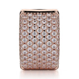 MICHAEL M High Jewelry Huggie Diamond Hoop Earrings
