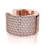 MICHAEL M High Jewelry Huggie Diamond Hoop Earrings