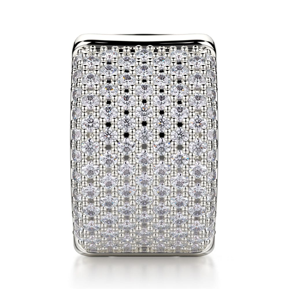 MICHAEL M High Jewelry Huggie Diamond Hoop Earrings