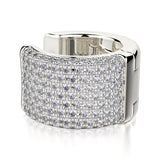 MICHAEL M High Jewelry Huggie Diamond Hoop Earrings