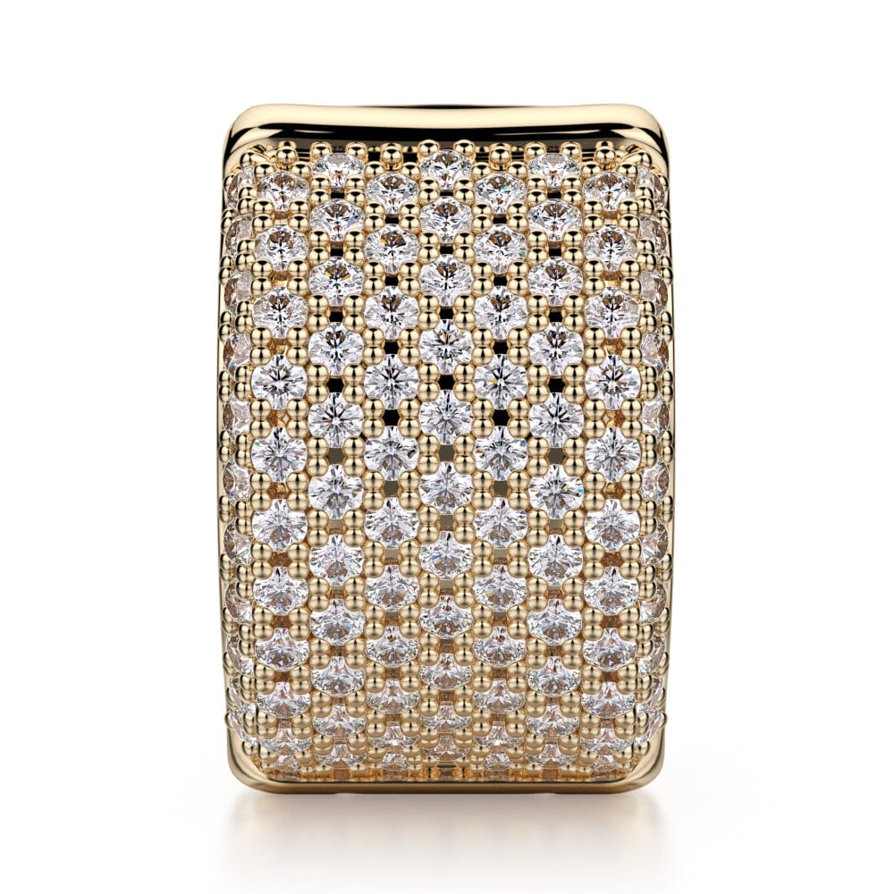 MICHAEL M High Jewelry Huggie Diamond Hoop Earrings