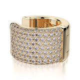 MICHAEL M High Jewelry Huggie Diamond Hoop Earrings