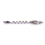 MICHAEL M High Jewelry Multi-Colored Linear Teardrop Earrings ER203