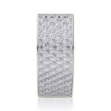 MICHAEL M High Jewelry Narrow Huggie Diamond Hoop Earrings