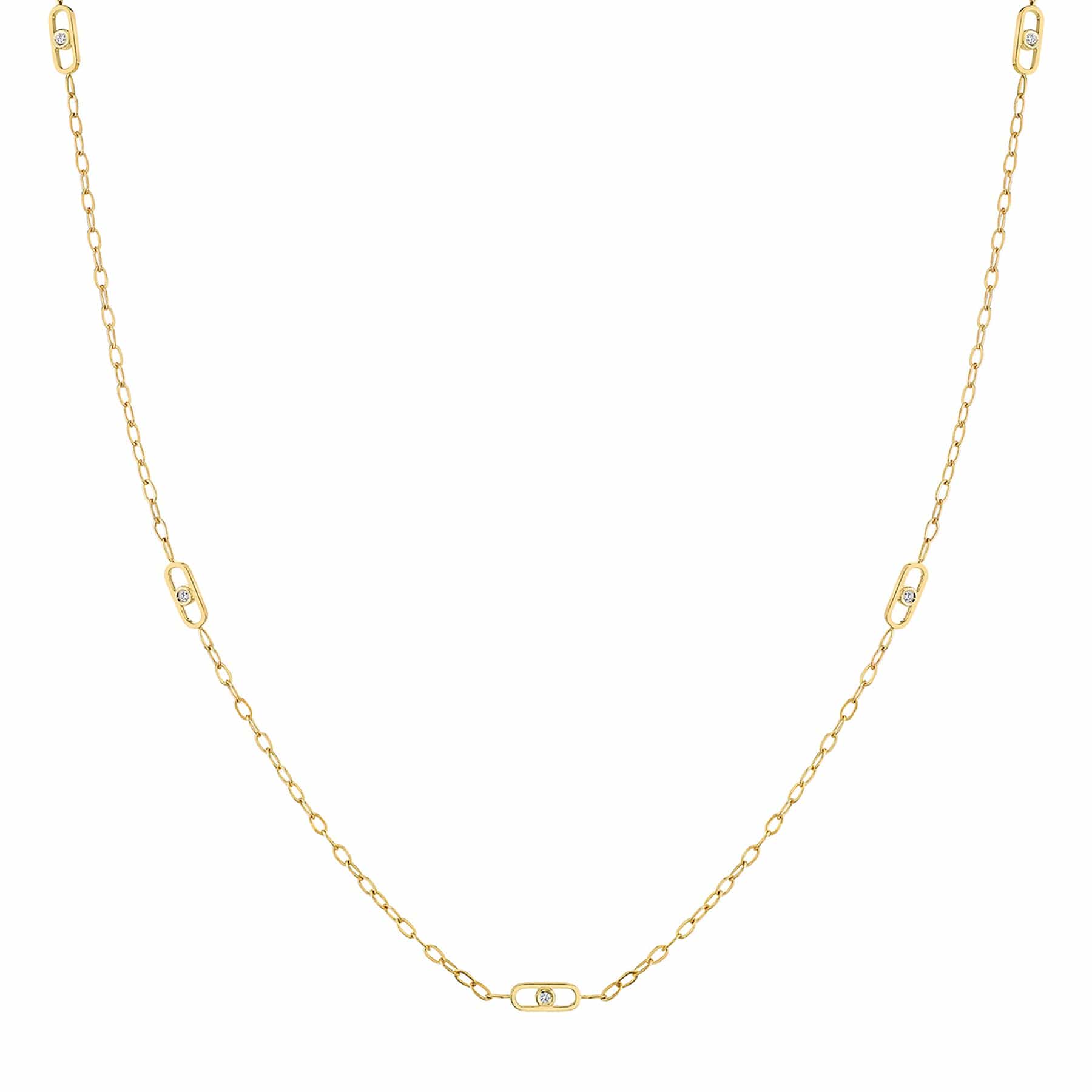 MICHAEL M Necklaces 14K Yellow Gold / 20" Streamlined  Necklace CN351-20"