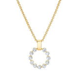 MICHAEL M Necklaces 14K Yellow Gold Cloud Large Pendant P384