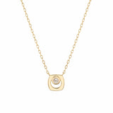 MICHAEL M Necklaces 14K Yellow Gold / Pearl - June Signature Birthstone Necklace CN435PE