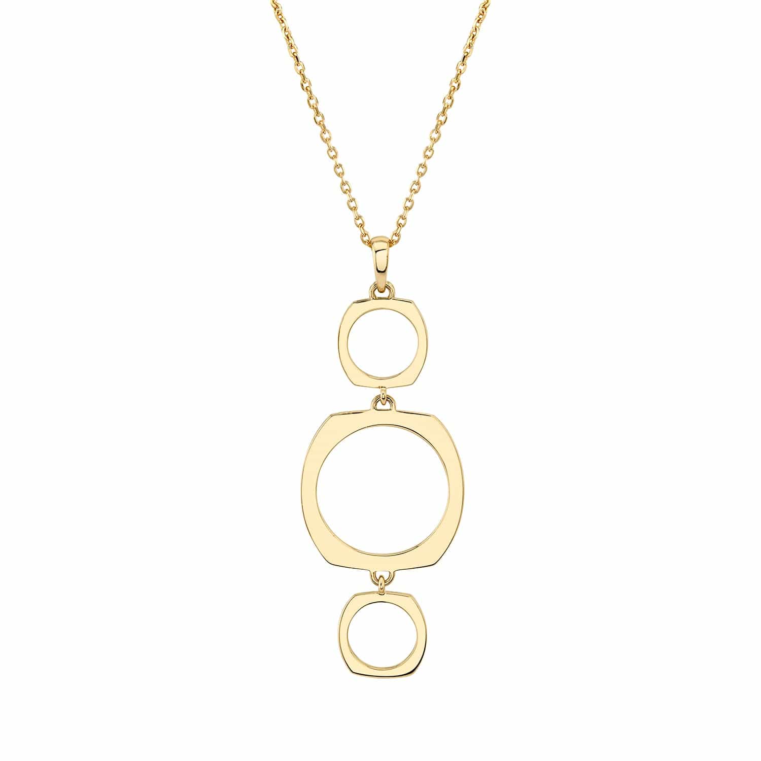 MICHAEL M Necklaces 14K Yellow Gold Signature Long Pendant Necklace P442YG