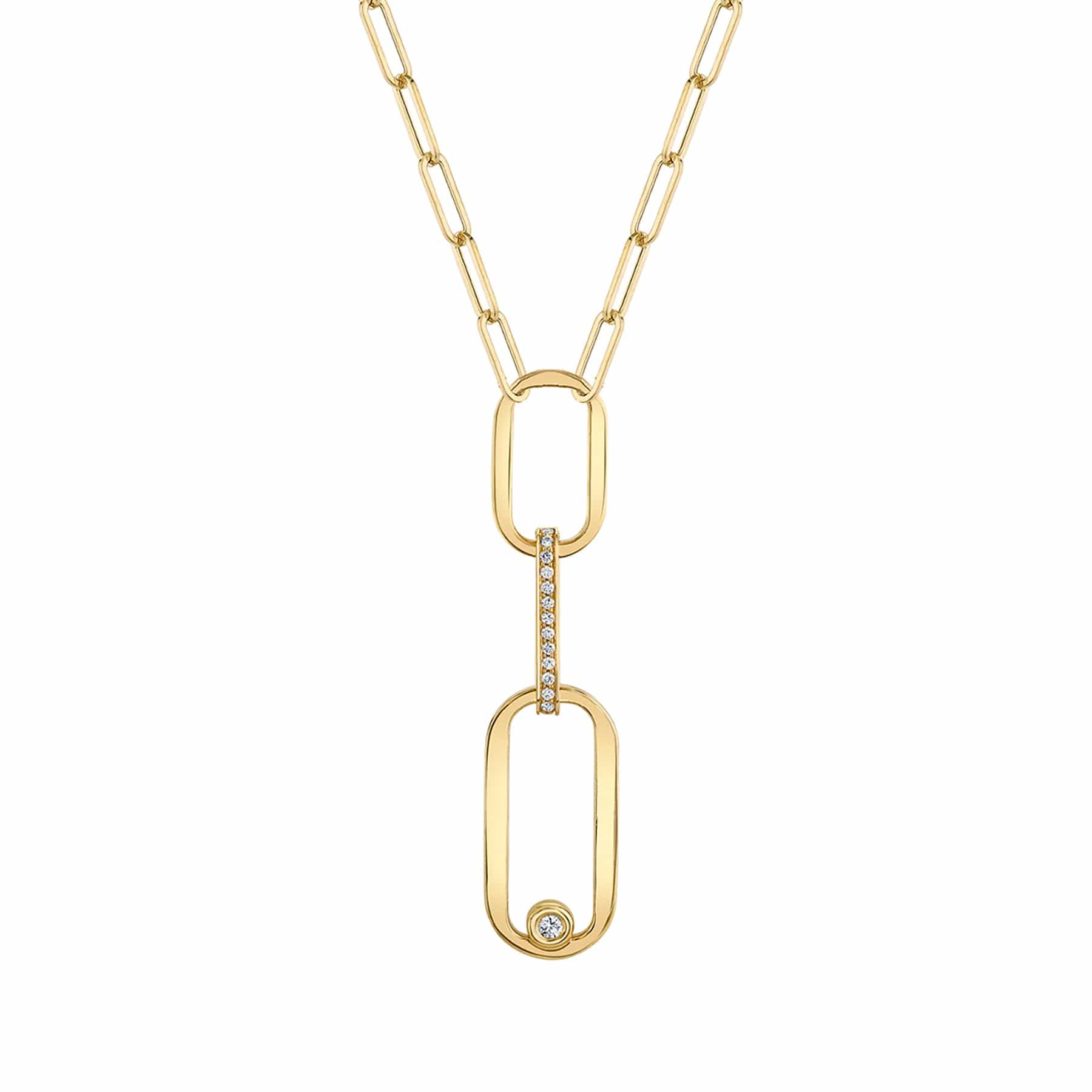MICHAEL M Necklaces 14K Yellow Gold Triune Necklace CN355