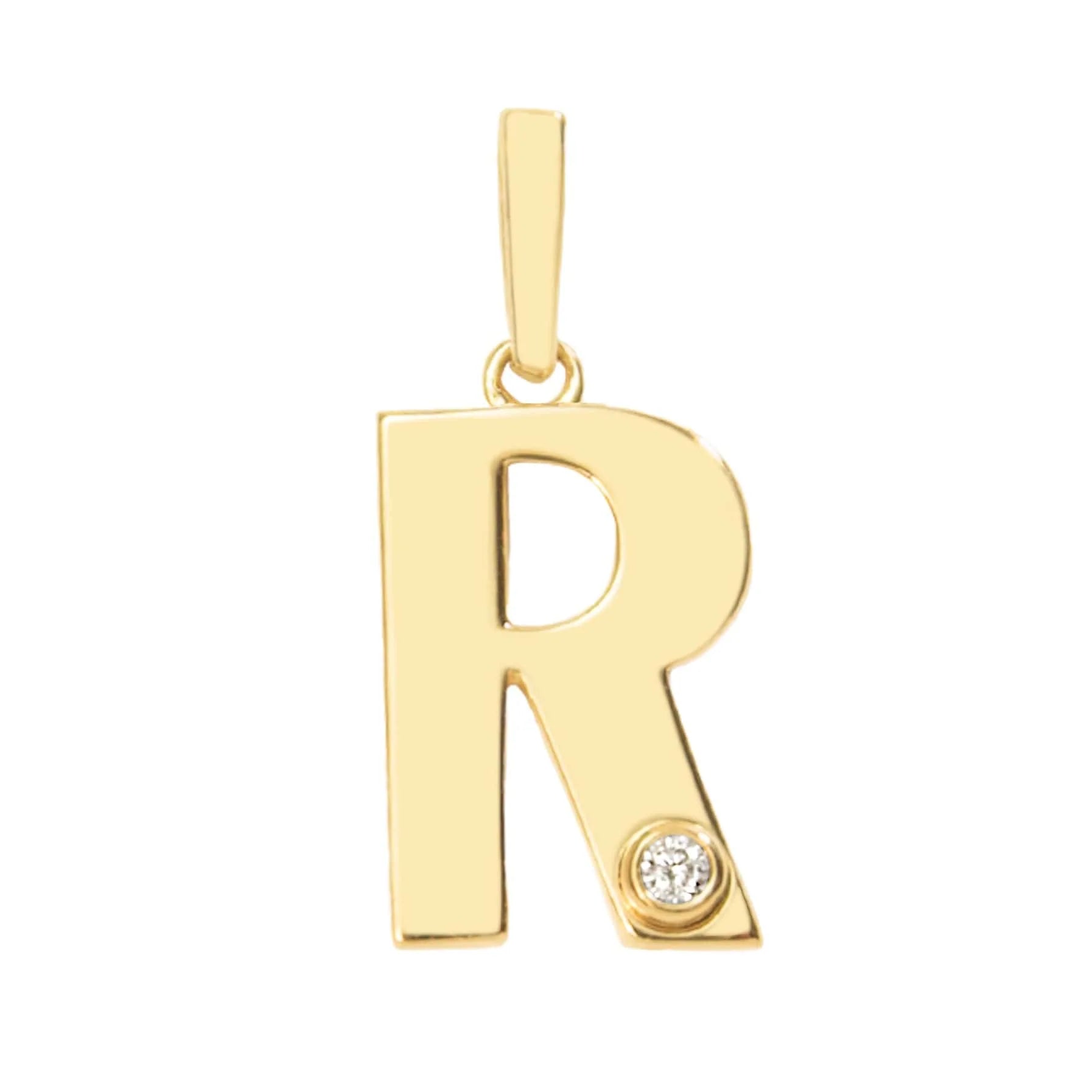 MICHAEL M Necklaces Deco Initial Charm