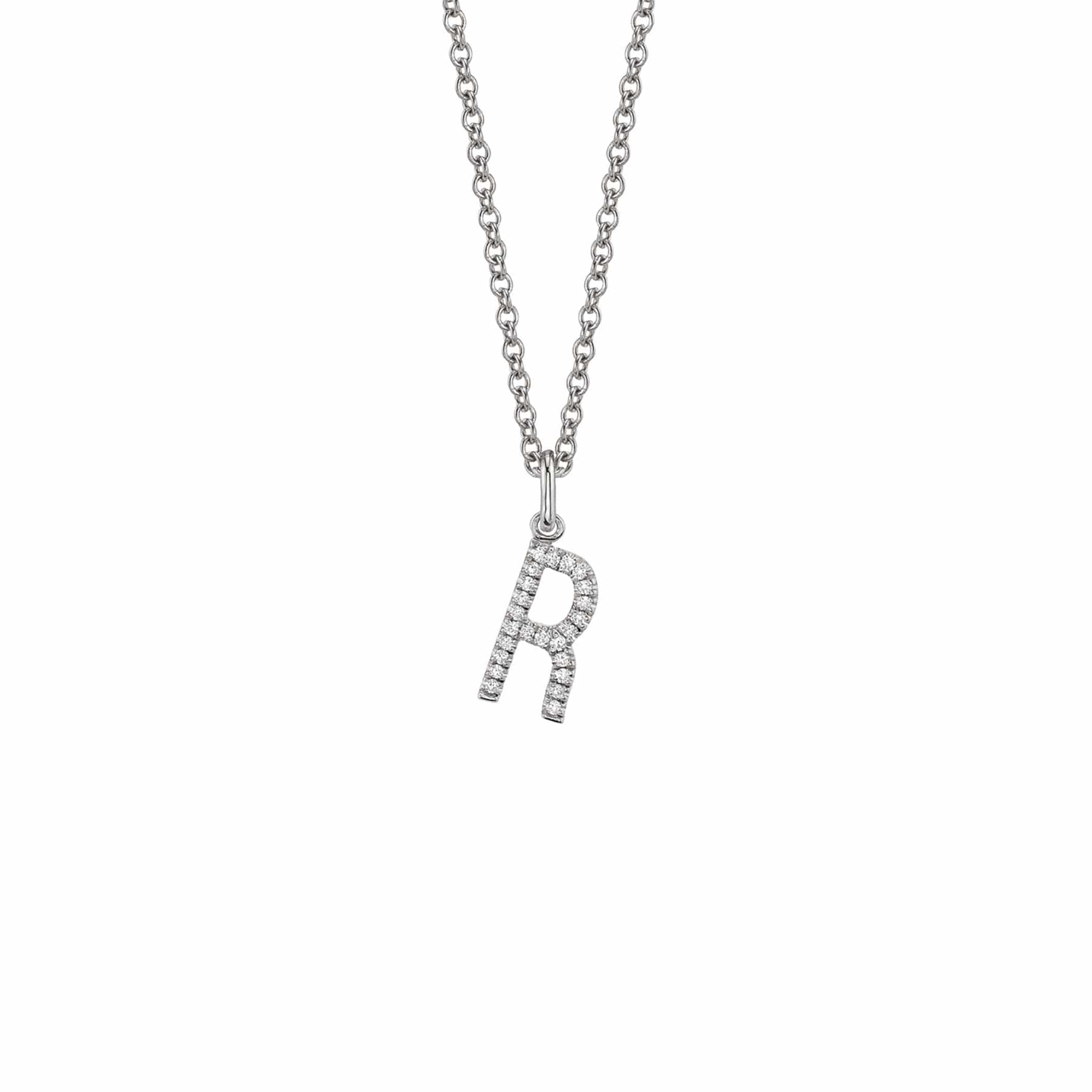 MICHAEL M Necklaces Diamond Initial Pendant