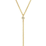 MICHAEL M Necklaces Diamond Linear Drop Necklace