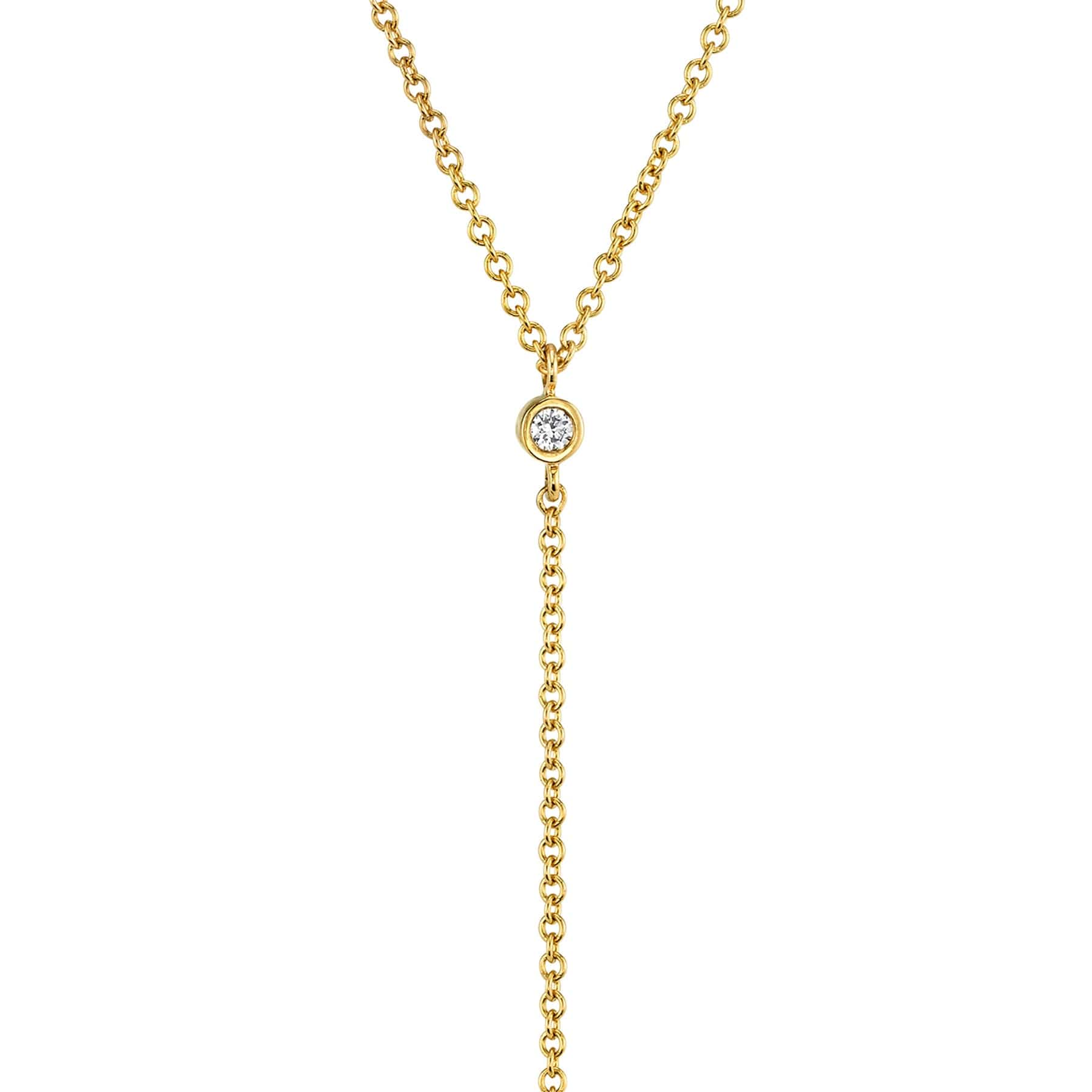 MICHAEL M Necklaces Diamond Linear Drop Necklace