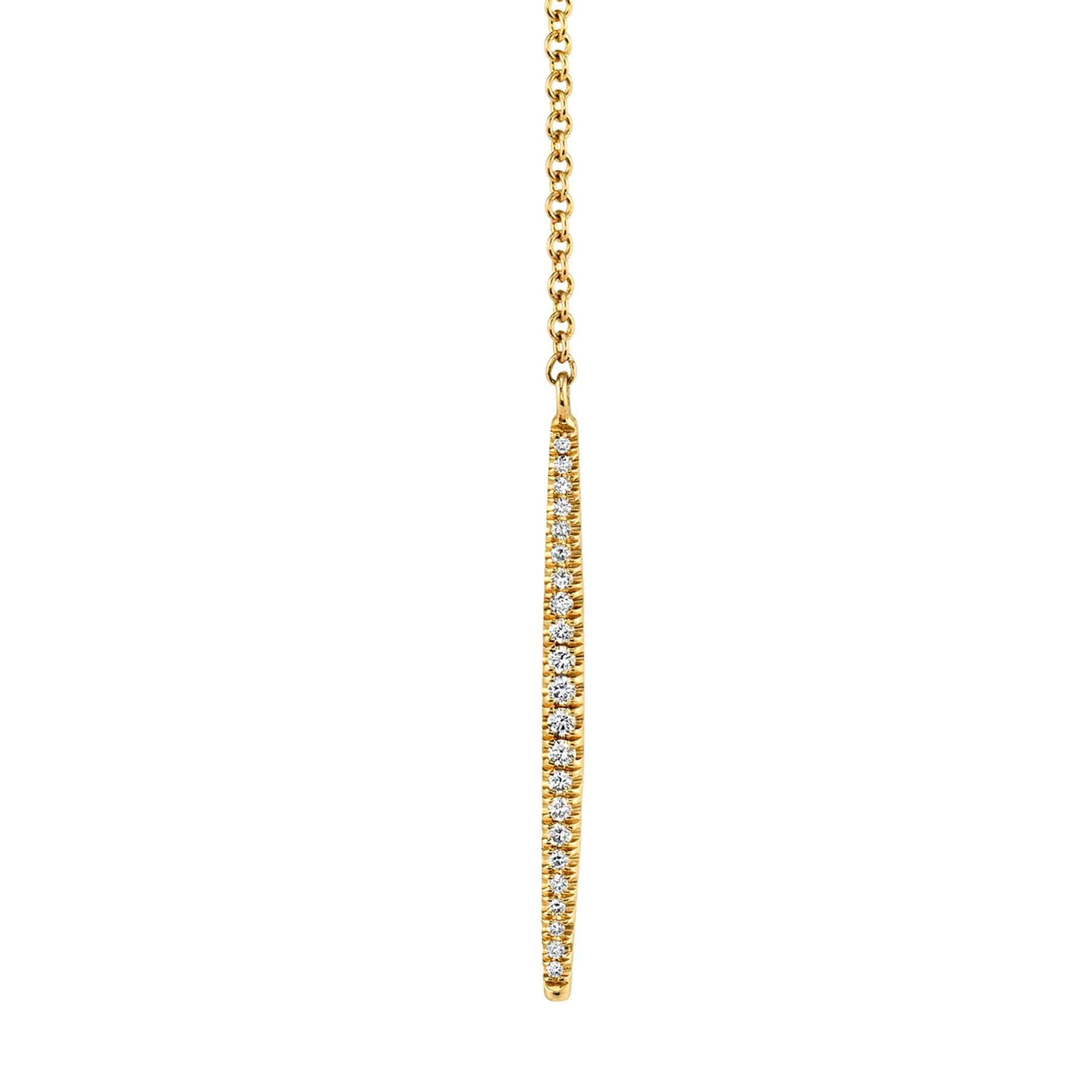 MICHAEL M Necklaces Diamond Linear Drop Necklace