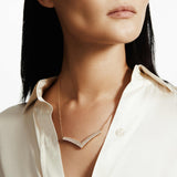 MICHAEL M Necklaces Europa Chevron Necklace