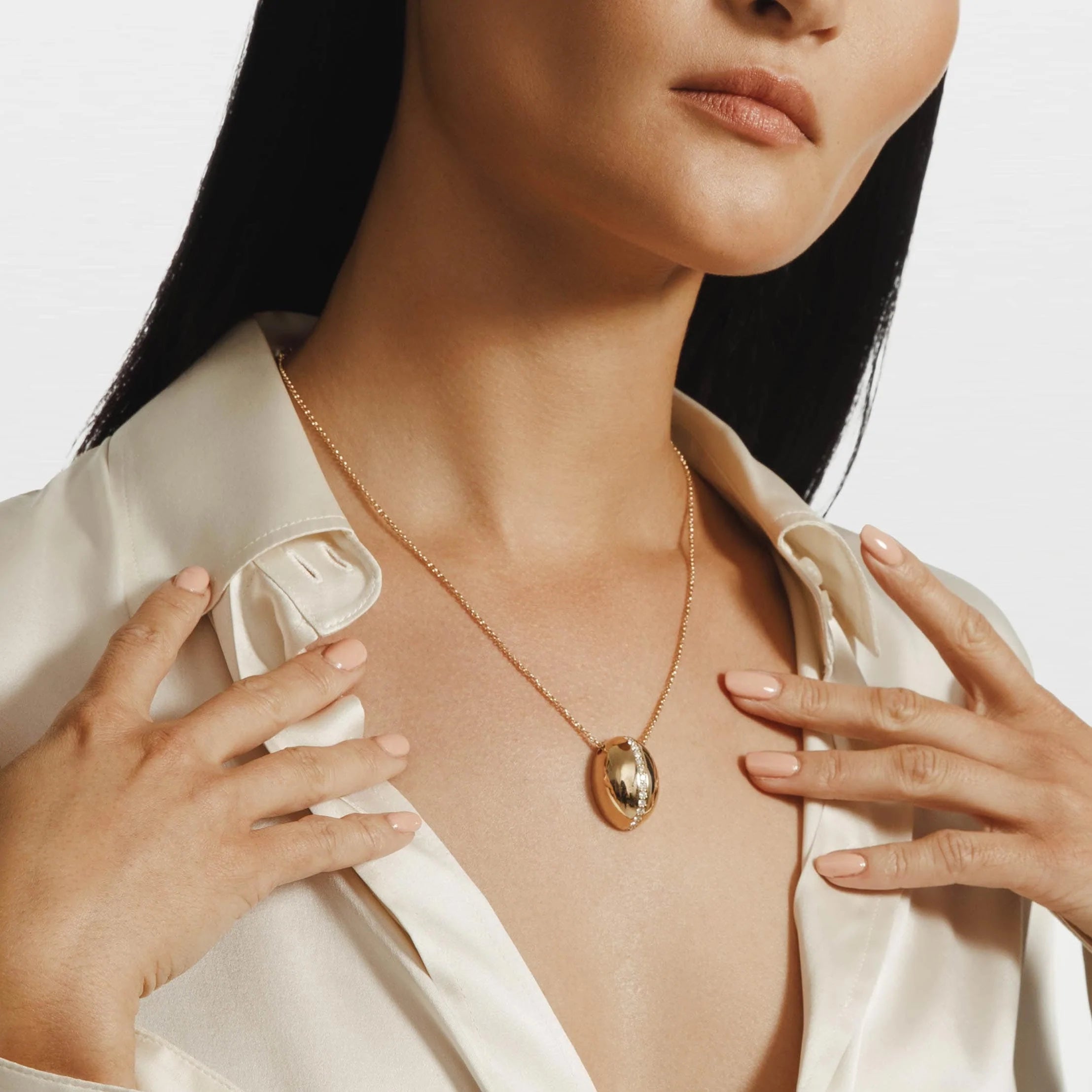 MICHAEL M Necklaces Orb Split Pendant