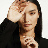 MICHAEL M Necklaces Pavé Link Station Necklace
