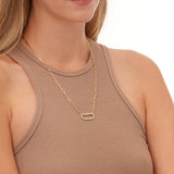 MICHAEL M Necklaces Pave Singleton Necklace