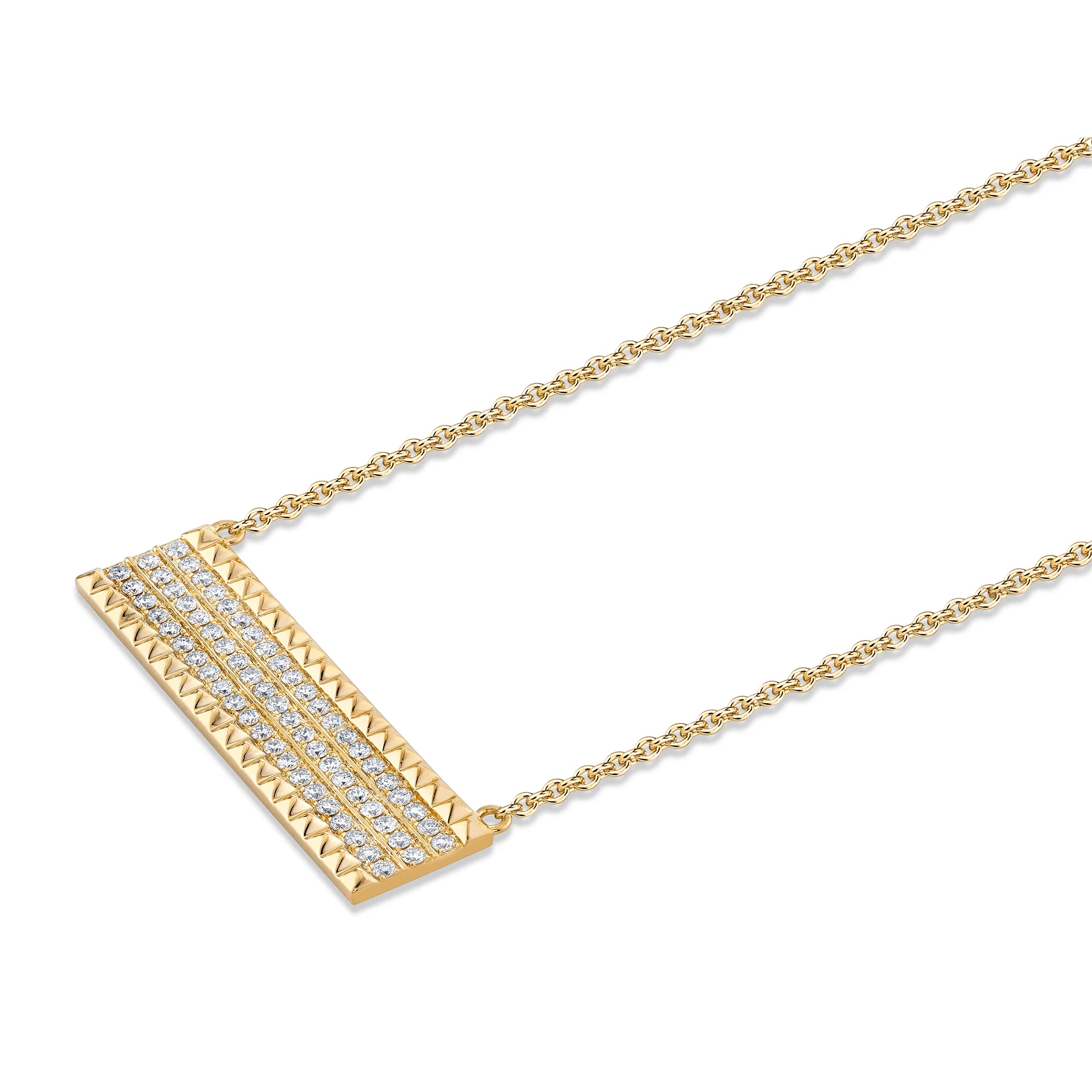 MICHAEL M Necklaces Tetra Bar Necklace