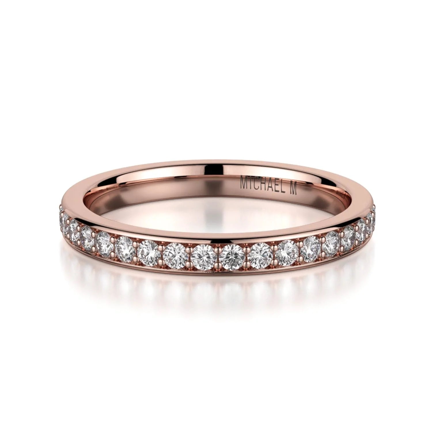 MICHAEL M Wedding Bands 18K Rose Gold Wedding band R324B