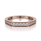 MICHAEL M Wedding Bands 18K Rose Gold Wedding band R697B R697BRG