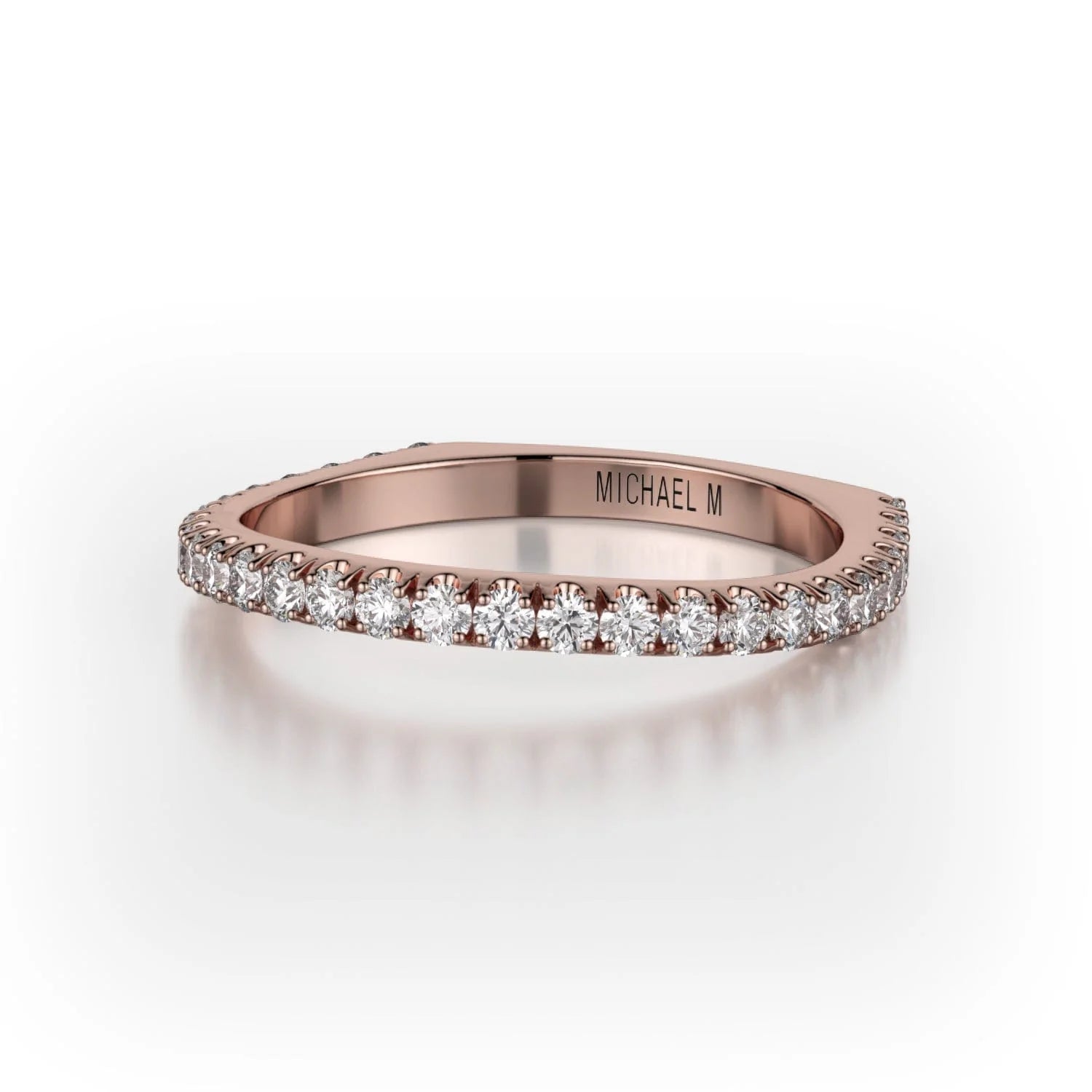 MICHAEL M Wedding Bands 18K Rose Gold Wedding band R783B R783B-RG